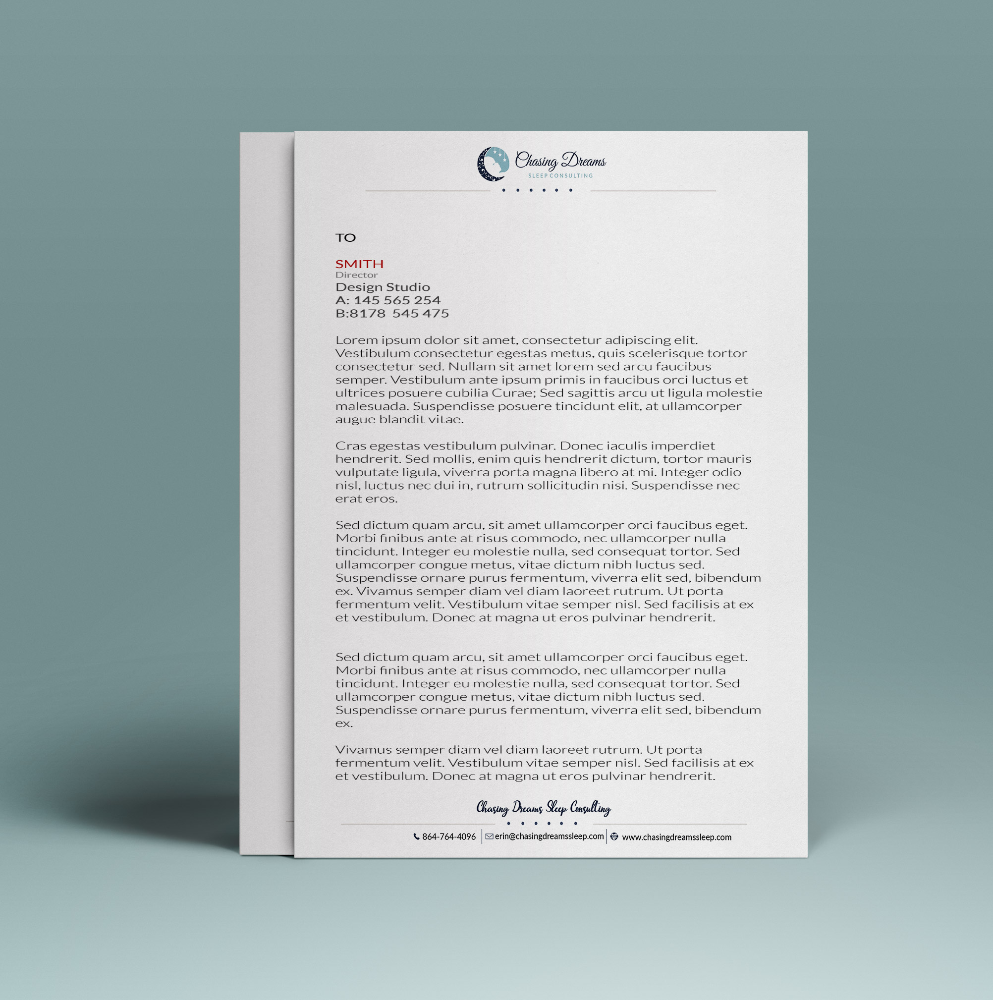 Letterhead Design by AN7 for this project | Design #27013544