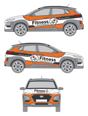 Diseño de Rotulación de Vehículo por Deziners Zone para Fitness New Zealand | Diseño: #27017252