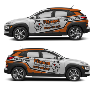 Car Wrap Design by Shumaila Kiran for Fitness New Zealand | Design: #27016897