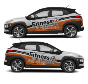Diseño de Rotulación de Vehículo por Shumaila Kiran para Fitness New Zealand | Diseño: #27016898