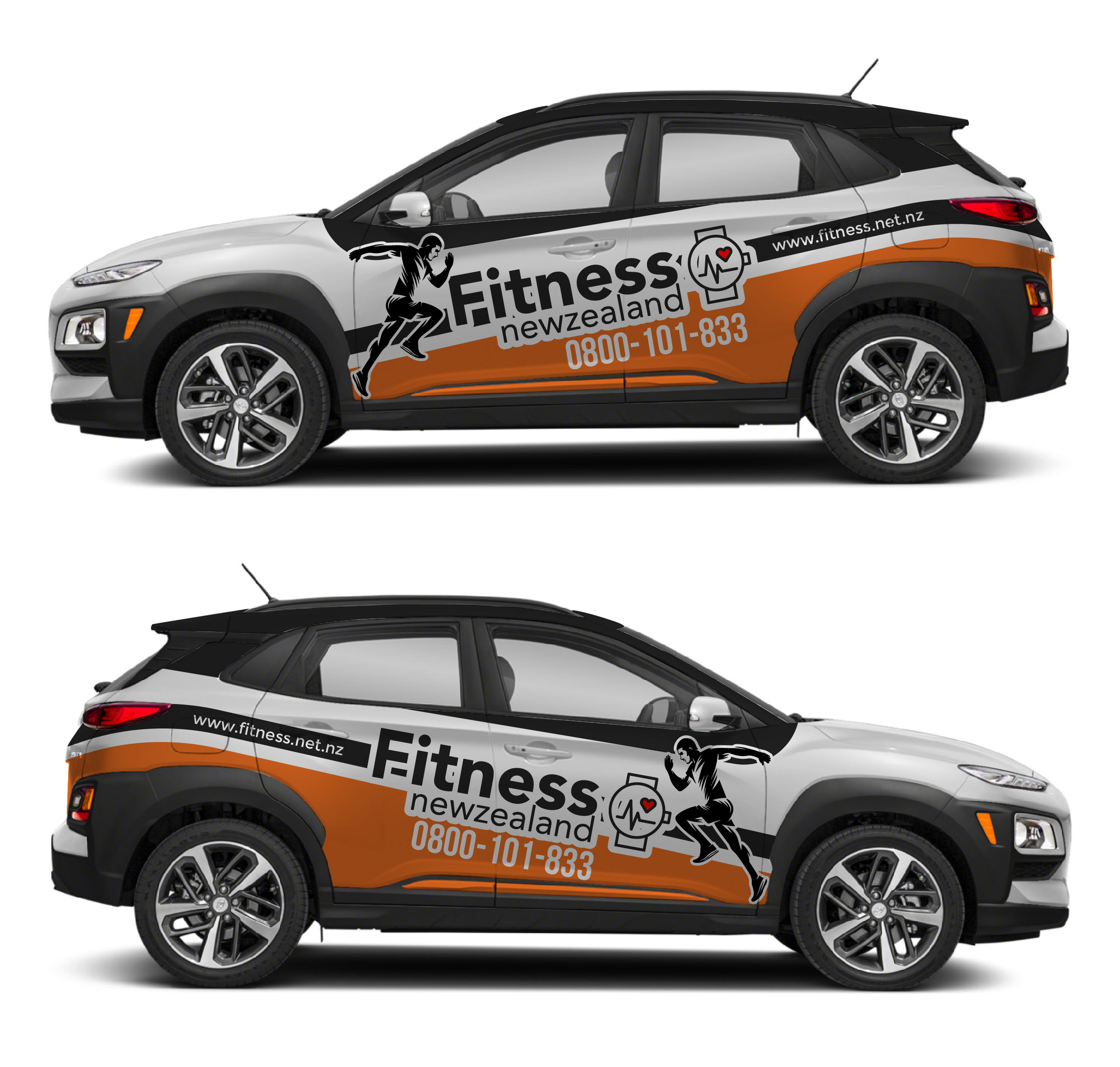 Car Wrap Design by Shumaila Kiran for Fitness New Zealand | Design #27022746