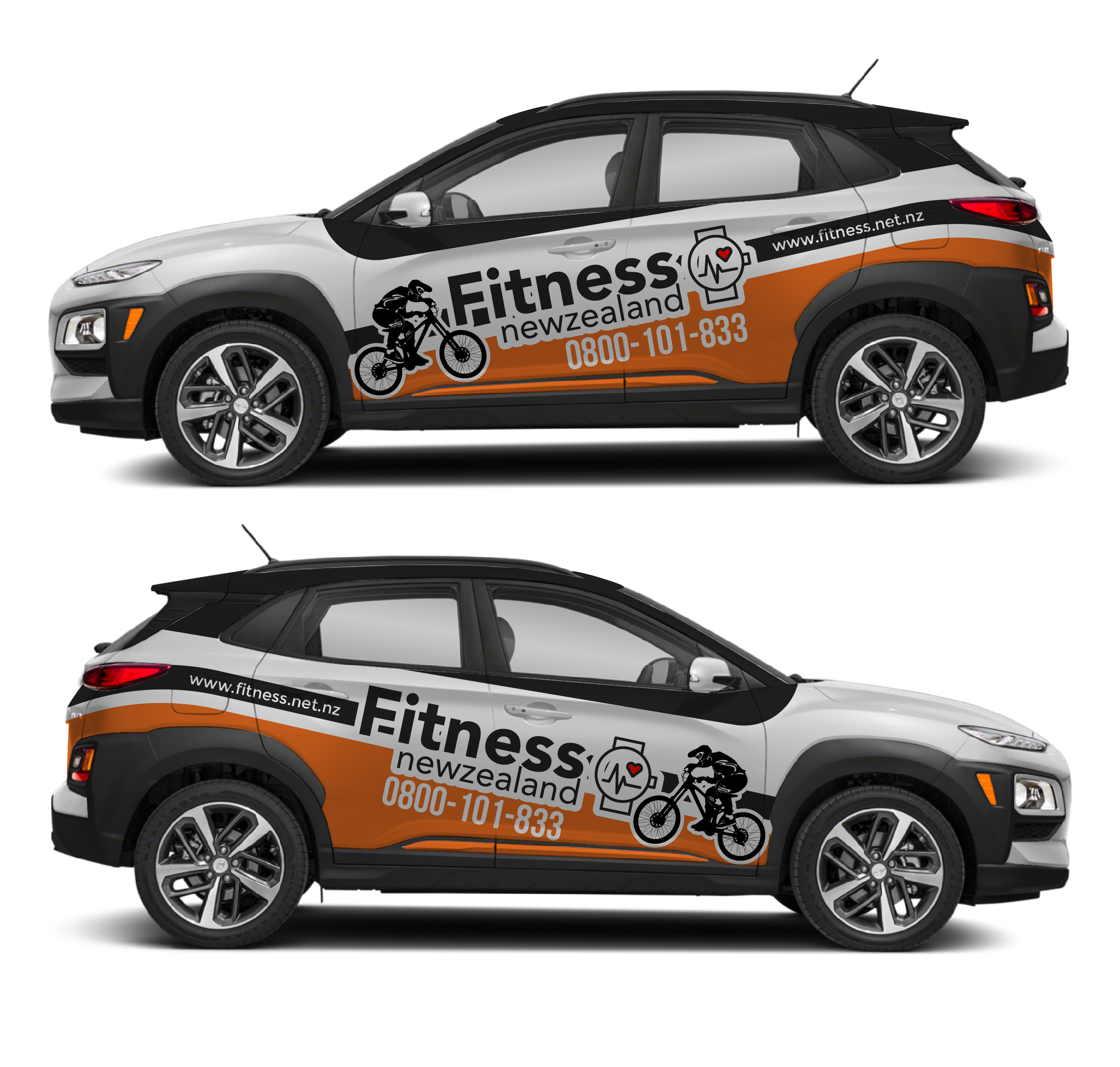 Car Wrap Design by Shumaila Kiran for Fitness New Zealand | Design #27022747