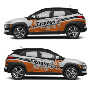 Car Wrap Design by Shumaila Kiran for Fitness New Zealand | Design: #27022748