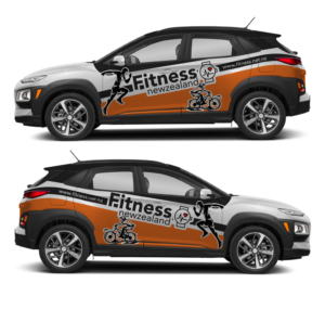Diseño de Rotulación de Vehículo por Shumaila Kiran para Fitness New Zealand | Diseño: #27028290