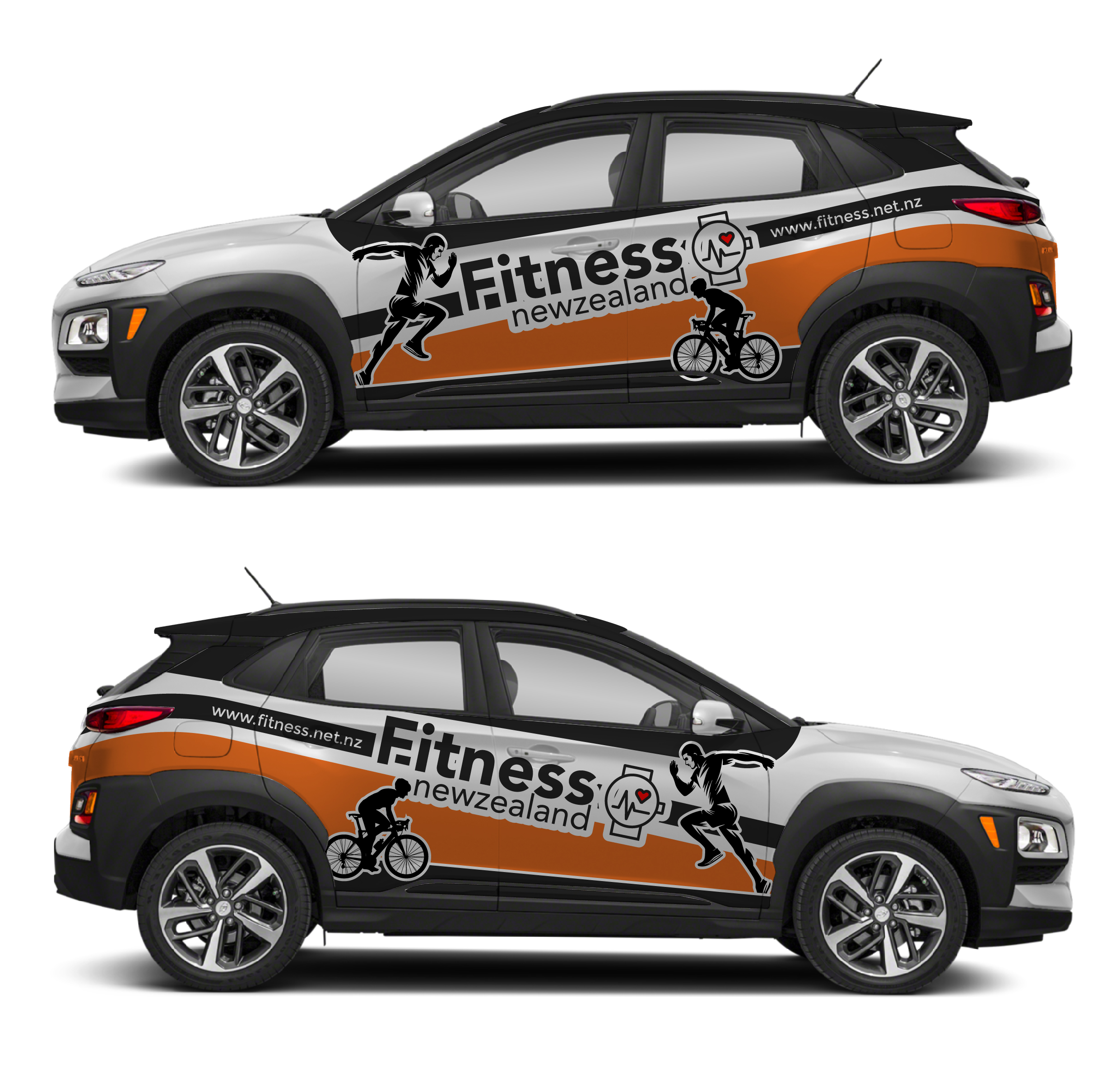 Car Wrap Design by Shumaila Kiran for Fitness New Zealand | Design #27033393