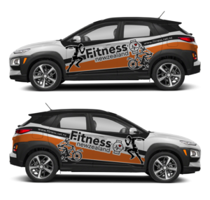 Diseño de Rotulación de Vehículo por Shumaila Kiran para Fitness New Zealand | Diseño: #27033394