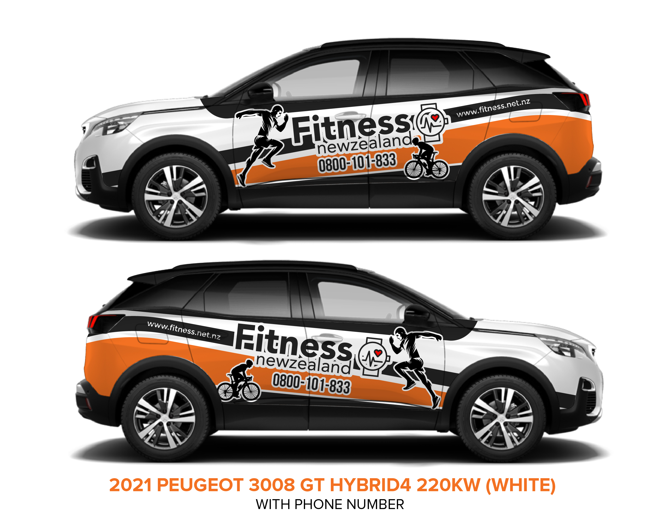 Car Wrap Design by Shumaila Kiran for Fitness New Zealand | Design #27040478