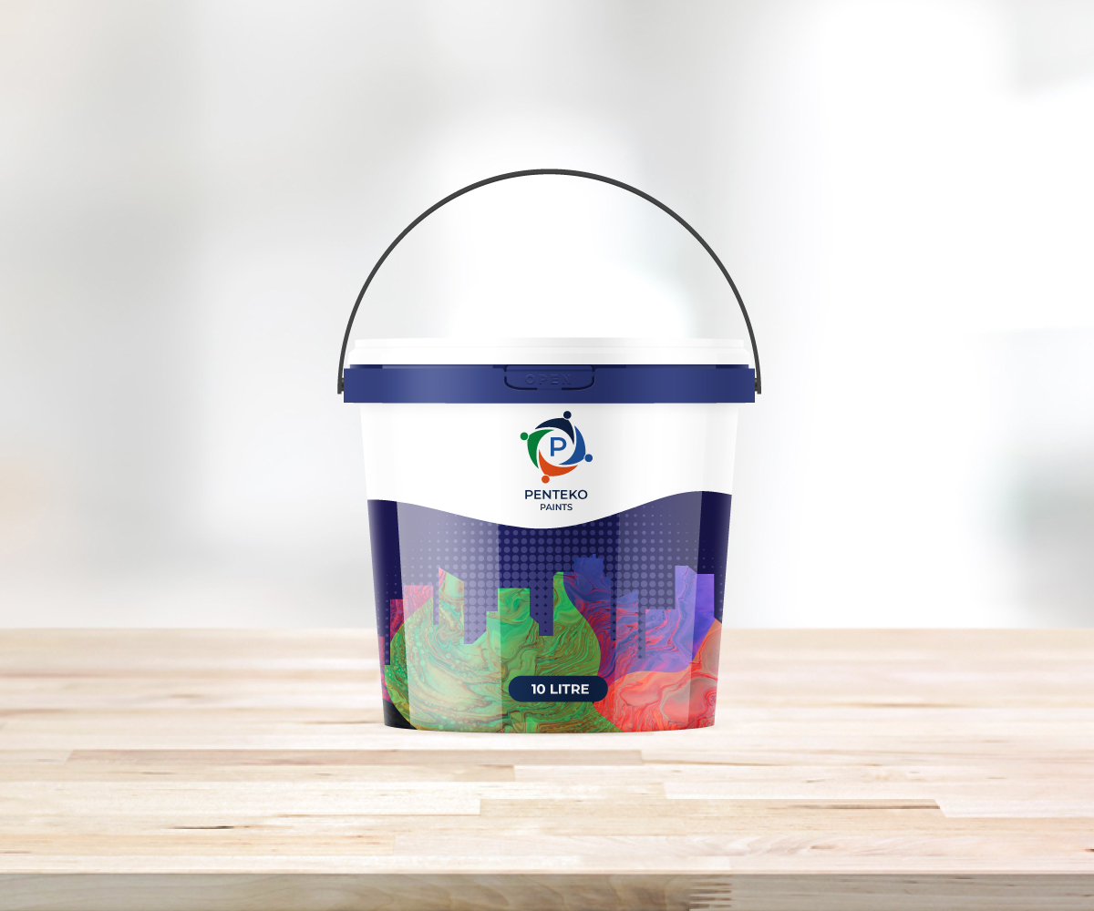 Label Design by exoddinary for PENTEKO PAINTS PVT LTD | Design #27061164