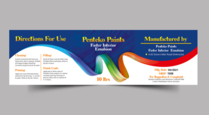 Label Design by ecorokerz for PENTEKO PAINTS PVT LTD | Design: #27160073