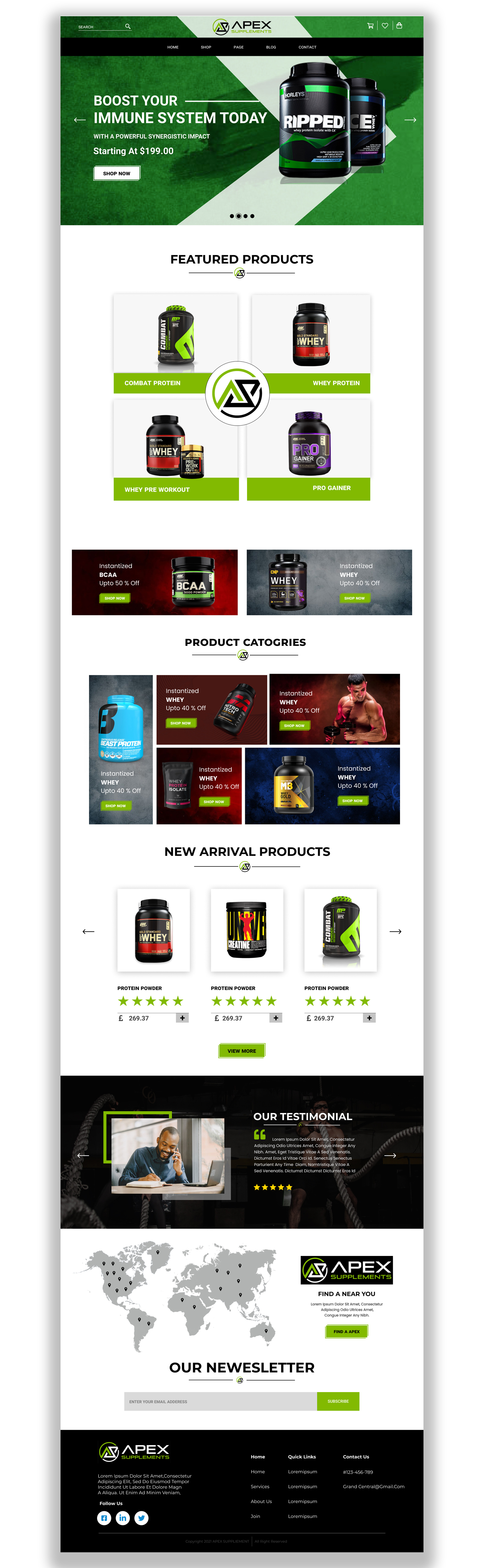 Web Design par Adeel Rahman pour ce projet | Design #27020177