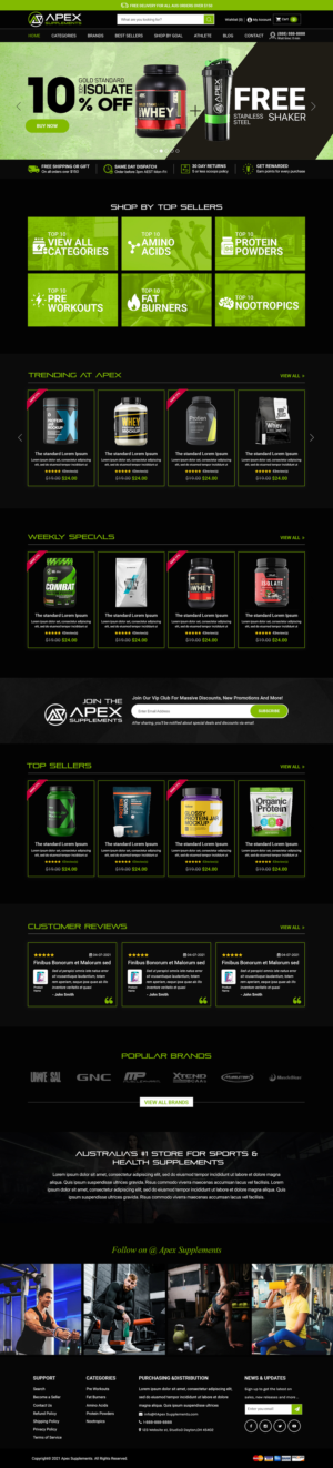 Web Design by Titan Eagle for this project | Design: #27094089