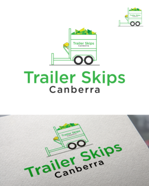 Trailer Skips Canberra | Logo-Design von adelvalle
