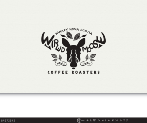 Wired moose coffee roasters Hubley Nova Scotia | Logo Design by AD-X