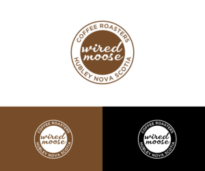 Wired moose coffee roasters Hubley Nova Scotia | Logo Design by makerlogoz