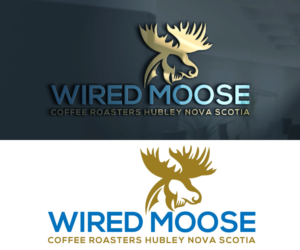 Wired moose coffee roasters Hubley Nova Scotia | Logo-Design von adam jak
