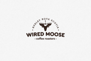 Wired moose coffee roasters Hubley Nova Scotia | Logo Design by ideaz2050