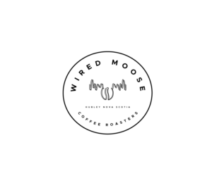 Wired moose coffee roasters Hubley Nova Scotia | Diseño de Logo por Hiccups Design