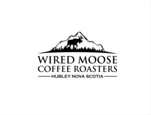 Wired moose coffee roasters Hubley Nova Scotia | Diseño de Logo por BNdesigner