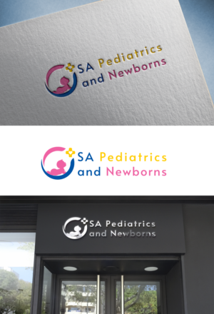 SA Pediatrics and Newborns | Logo Design by Alpha design