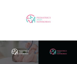 SA Pediatrics and Newborns | Logo Design by Iris 3