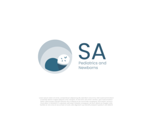 SA Pediatrics and Newborns | Logo Design by Ng V Duc