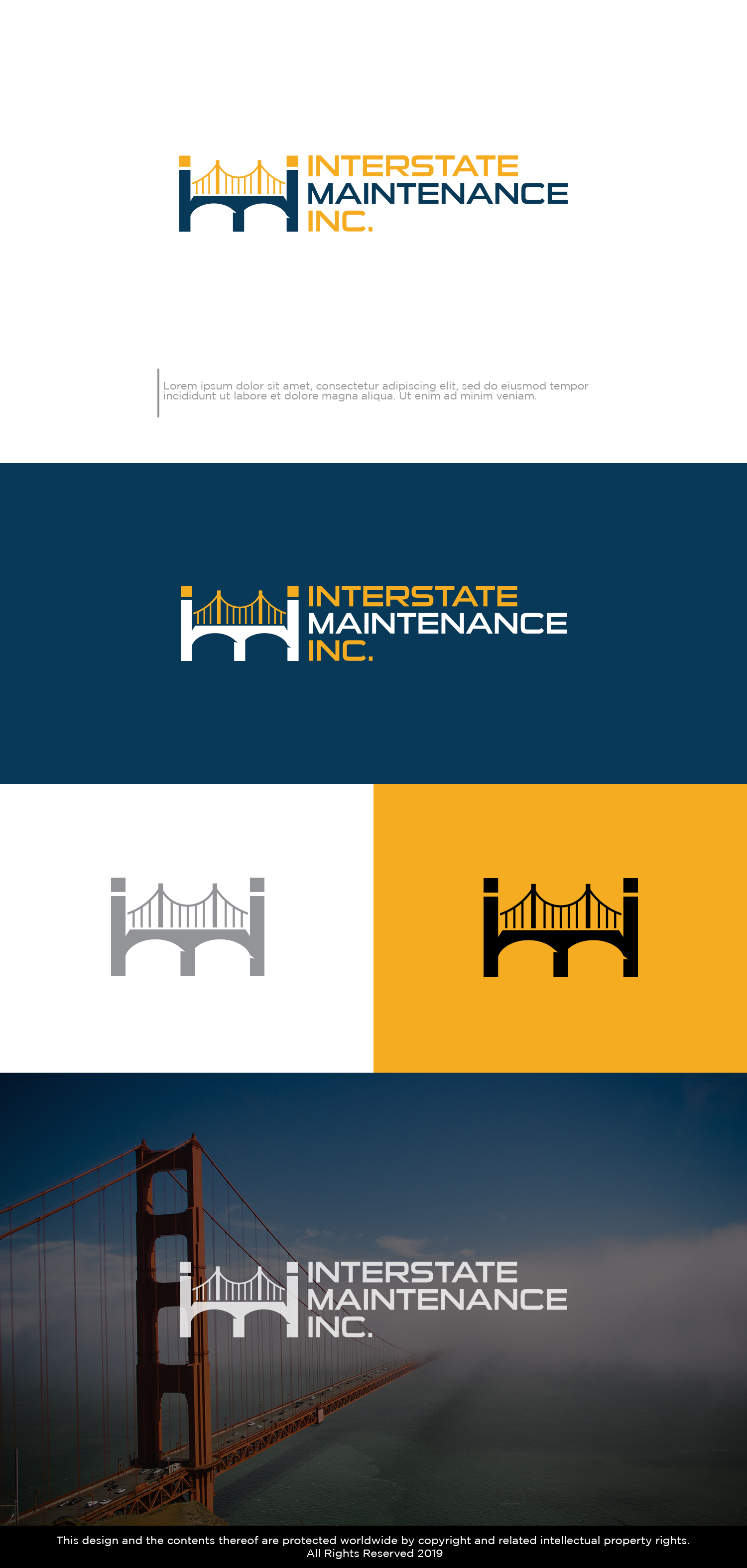 Logo Design by Kim Ji for Interstate Maintenance Inc. | Design #27011355
