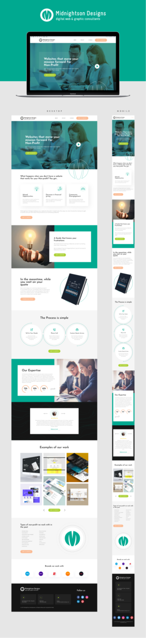 Kickbut Home Page Design built to Sell | Web Design par Hazan Shaw
