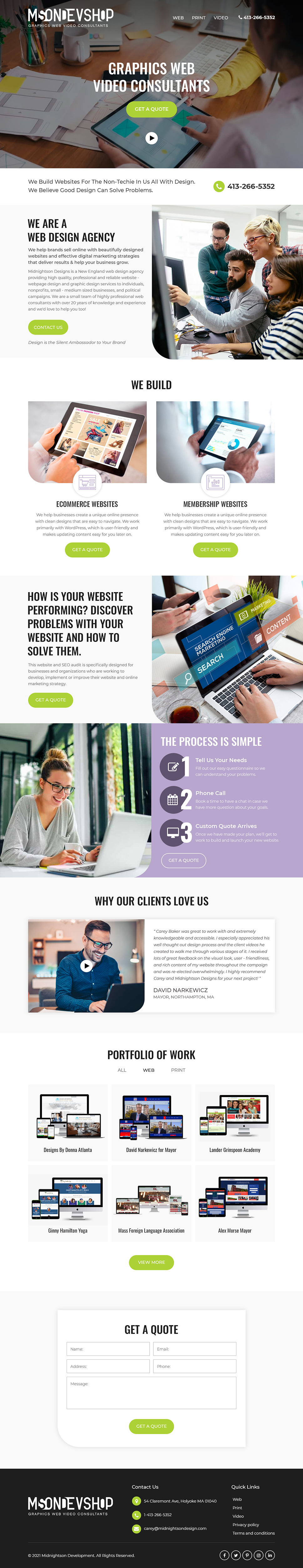 Web Design par Starlyn DS pour MidnightsonDesigns | Design : #27024046
