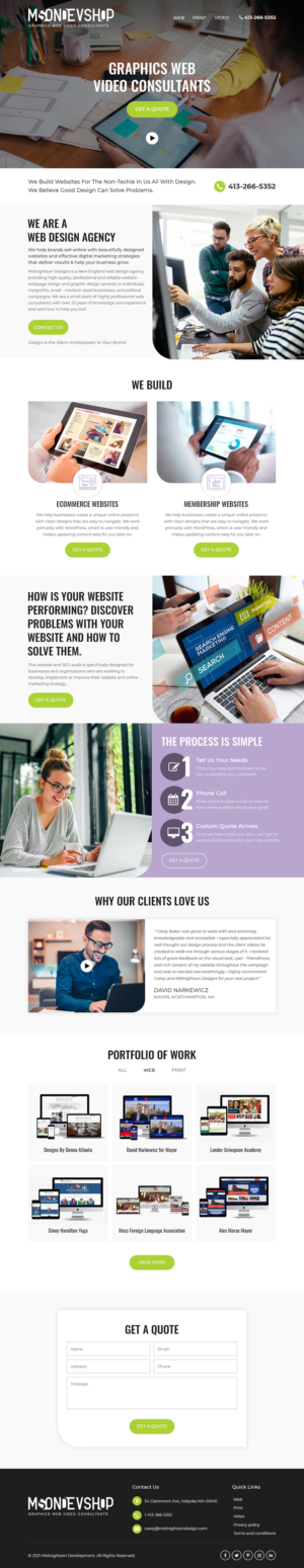 Kickbut Home Page Design built to Sell | Web Design par Starlyn DS