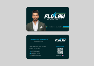 Flo4Law Business Card | Business Card Design by Tilt