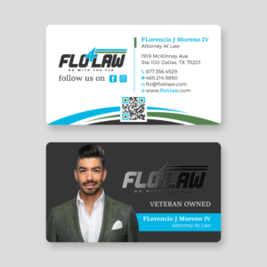 Business Card Design by RENEXIT for Florencio J Moreno IV | Design: #27019976