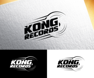 Kong Records | Diseño de Logo por step forward 2