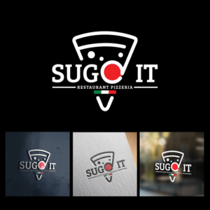 Sugo it.  Restaurant Pizzeria Gelateria | Logo Design by michellefrances