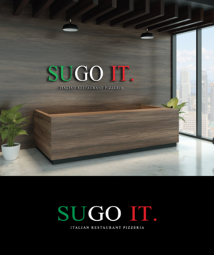 Sugo it.  Restaurant Pizzeria Gelateria | Logo Design by step forward 2