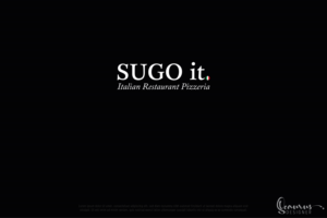 Sugo it.  Restaurant Pizzeria Gelateria | Logo Design by InkThink by Scaurus