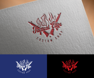 Tactical Edge Custom Shop | Logo Design by step forward 2