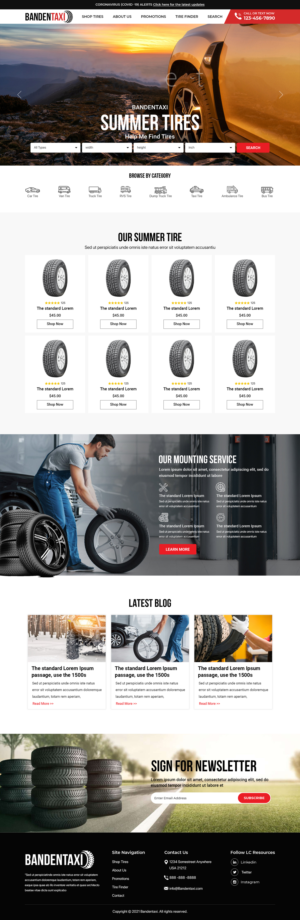 Bandentaxi | Web Design by Titan Eagle