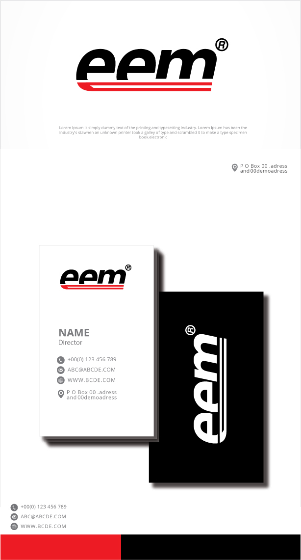 Logo Design by graphicevolution for EEM Fashion GmbH | Design #27016158