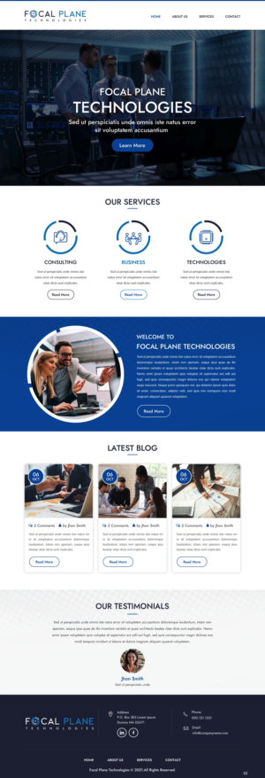 Web Design by pb for this project | Design: #27022154