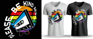 Please be Kind Rewind Tshirt Project | T-shirt Design by Al Pech