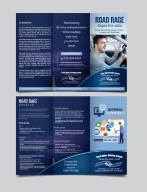 Broschüren-Design von alex989 für Road Rules Driving School | Design: #27022833