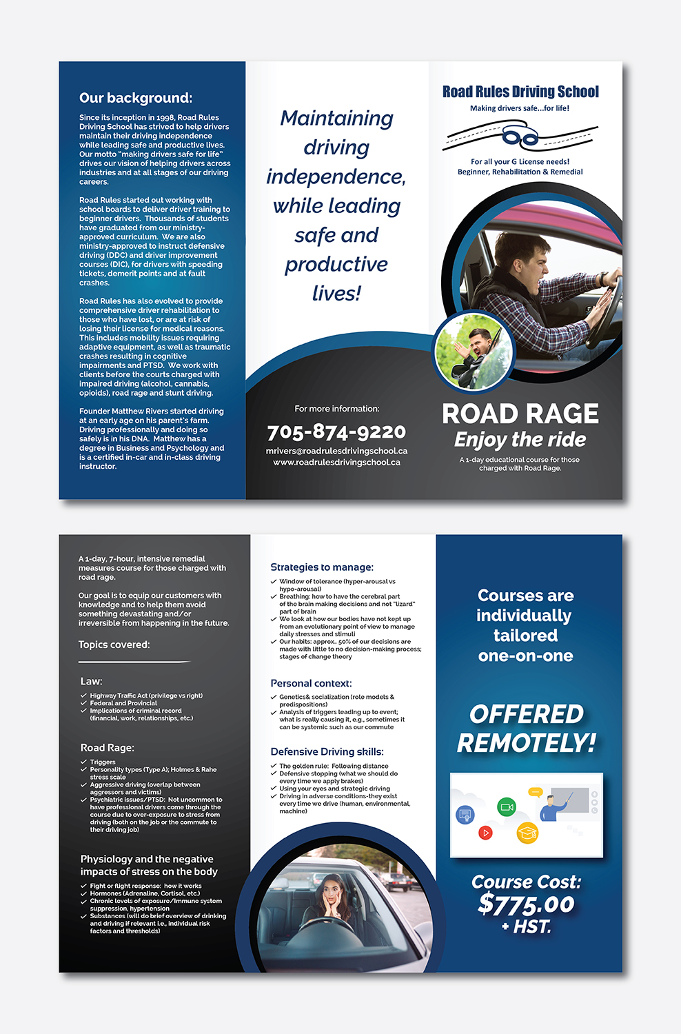 Broschüren-Design von Deziners Zone für Road Rules Driving School | Design #27020351