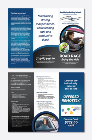 Broschüren-Design von Deziners Zone für Road Rules Driving School | Design: #27020351