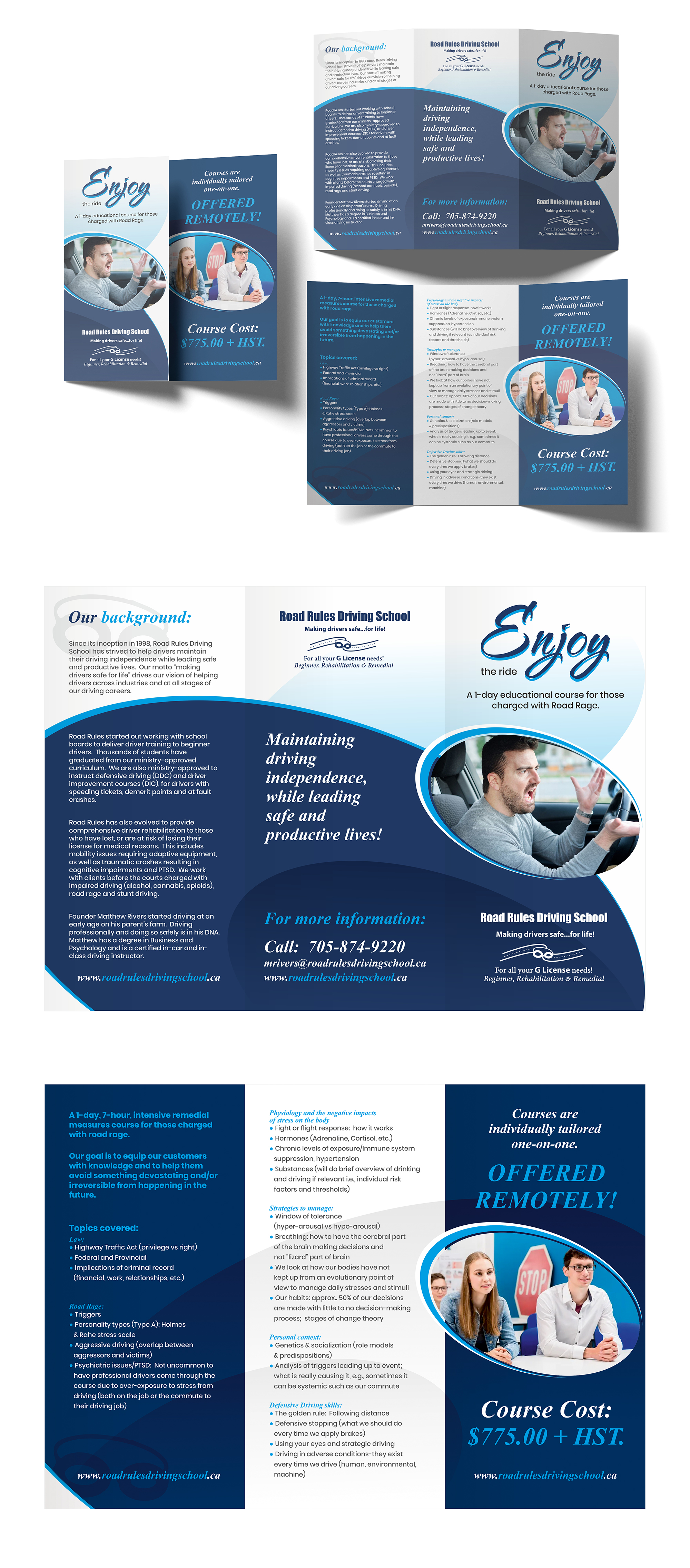 Broschüren-Design von ecorokerz für Road Rules Driving School | Design #27019464