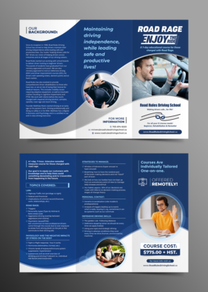 Broschüren-Design von ecorokerz für Road Rules Driving School | Design: #27020934