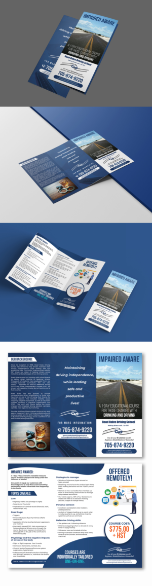 Broschüren-Design von Artandstuffbyshree für Road Rules Driving School | Design: #27034050