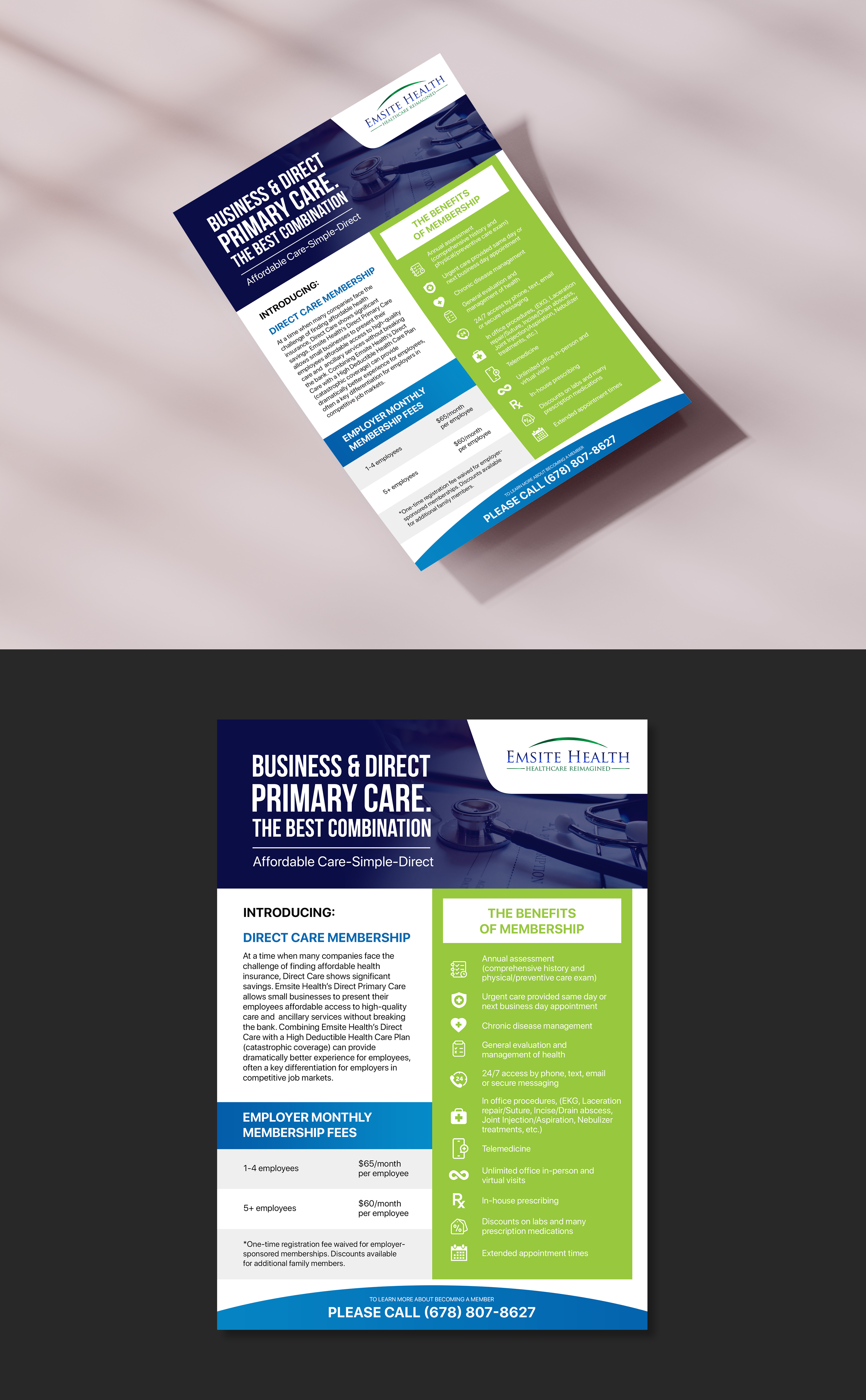 Flyer Design by SheilaGrace for Emsite Health | Design #27023307