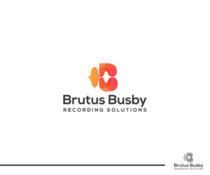Brutus Busby Recording Solutions | Logo Design by Fat Bat Man