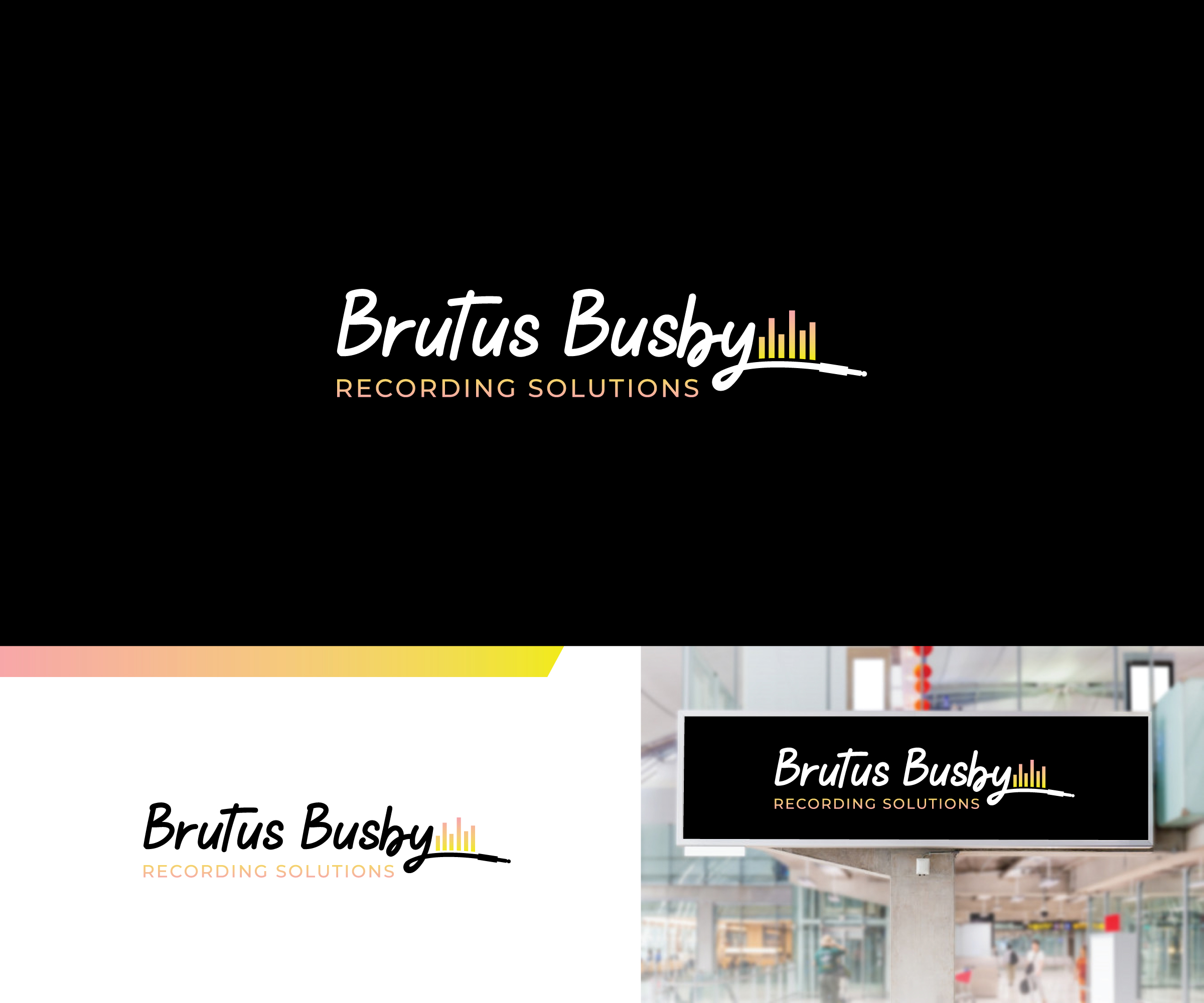 Logo Design by ecorokerz for Brutus Busby Studio Solutions | Design #27020349