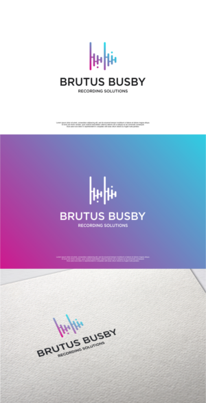 Brutus Busby Recording Solutions | Logo Design by MASH Std